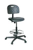V7 Black Polyurethane Chair 21 5    31 V7507HC