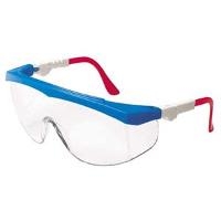 Red White Blue Safety Glasses Clear Lens TK130