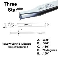 4 5  Angulated Cutting Tweezer 15A SW