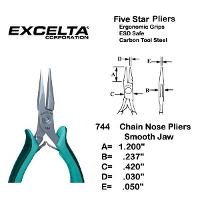 5  Chain Nose Plier 744
