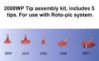 Roto Pic 5 Vacuum Wafer Tip Kit 2000WP