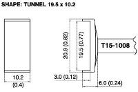 Tunnel Soldering Tip T15 1008