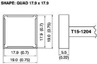 Quad Soldering Tip T15 1204