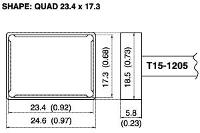 Quad Soldering Tip T15 1205