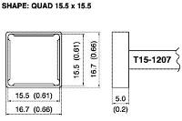 Quad Soldering Tip T15 1207