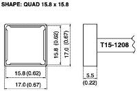 Quad Soldering Tip T15 1208
