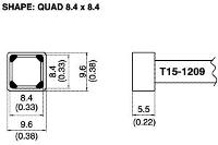 Quad Soldering Tip T15 1209