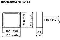 Quad Soldering Tip T15 1210