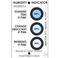 Humidity Indicator Card  3 Spot 125 Can 3HIC125