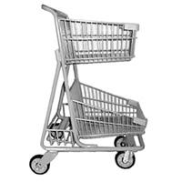 Shopping Cart   Double Basket 5341
