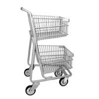 Express Cart   Double Basket 5141 D