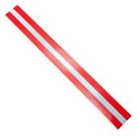 Duct Strips  Red w Reflective  100pk DTSWR 2 18 100 RED